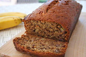 And the banana bread was saved...